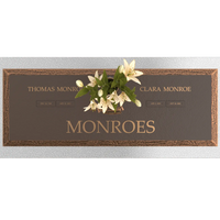 Premium Bronze Plaque 36"x 13"