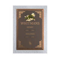 Premium Bronze Plaque 24"x 16" with Granite Base