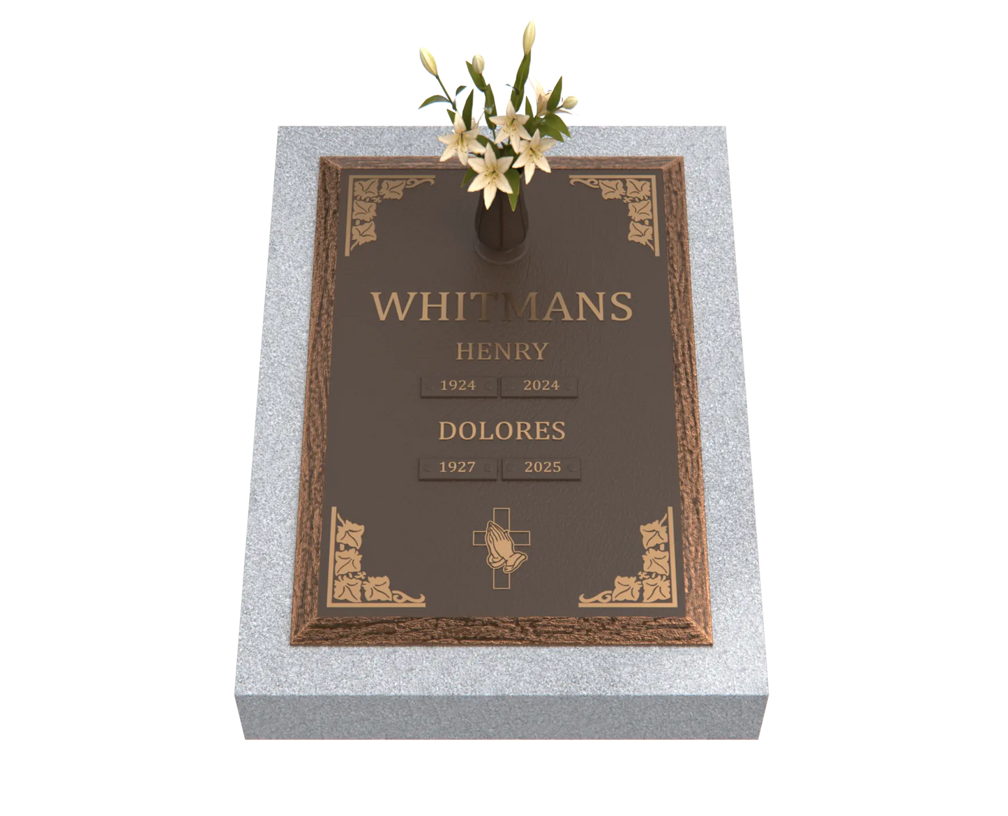Premium Bronze Plaque 24"x 16"
