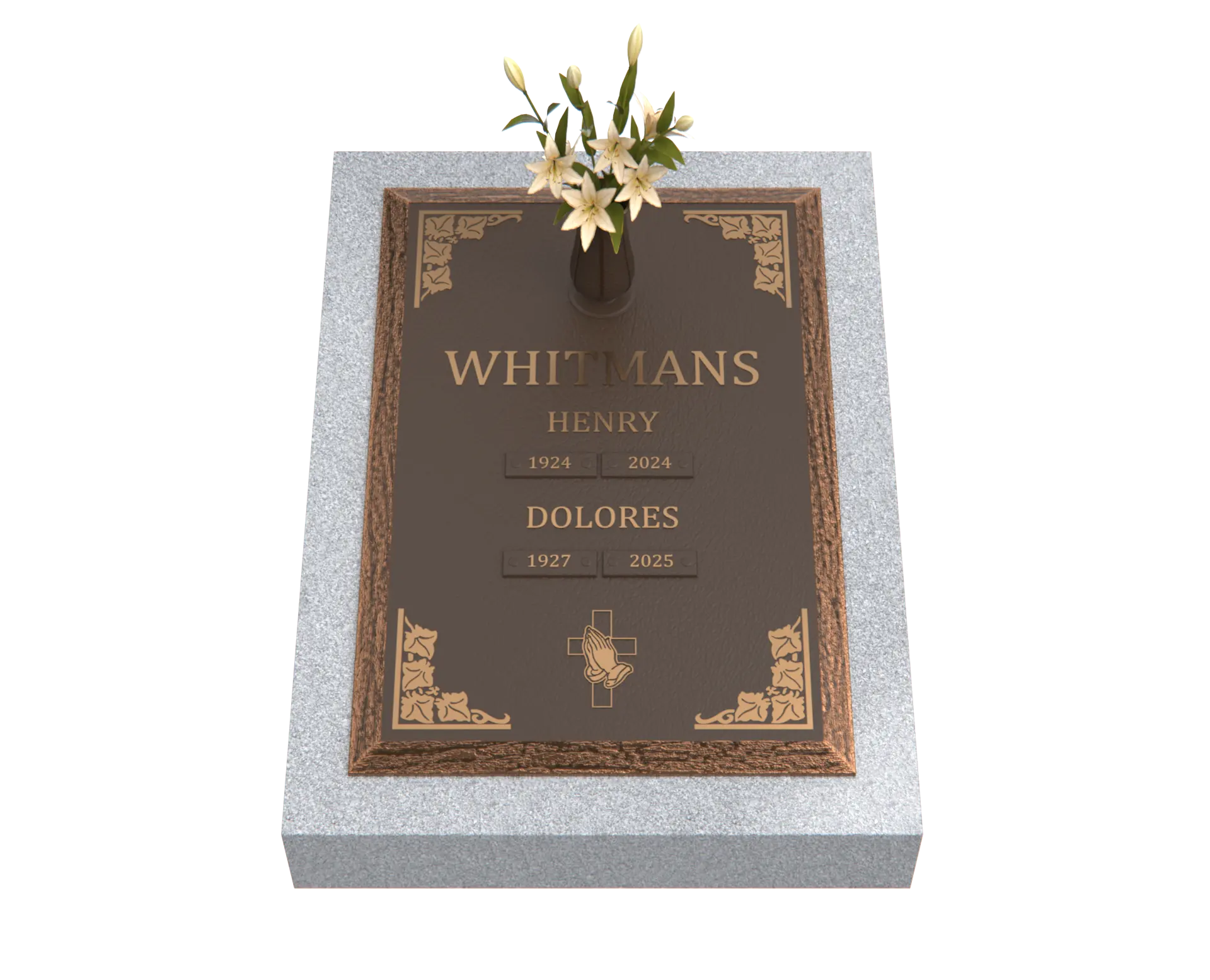 Premium Bronze Plaque 24"x 16"