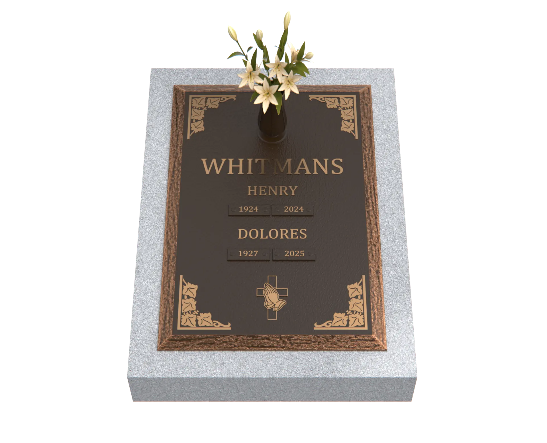Premium Bronze Plaque 24"x 16"