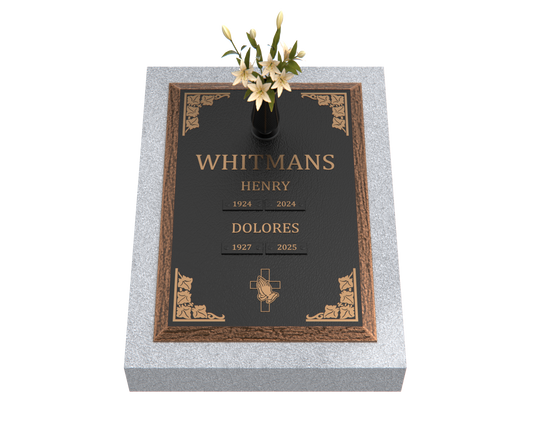 Premium Bronze Plaque 24"x 16" with Granite Base