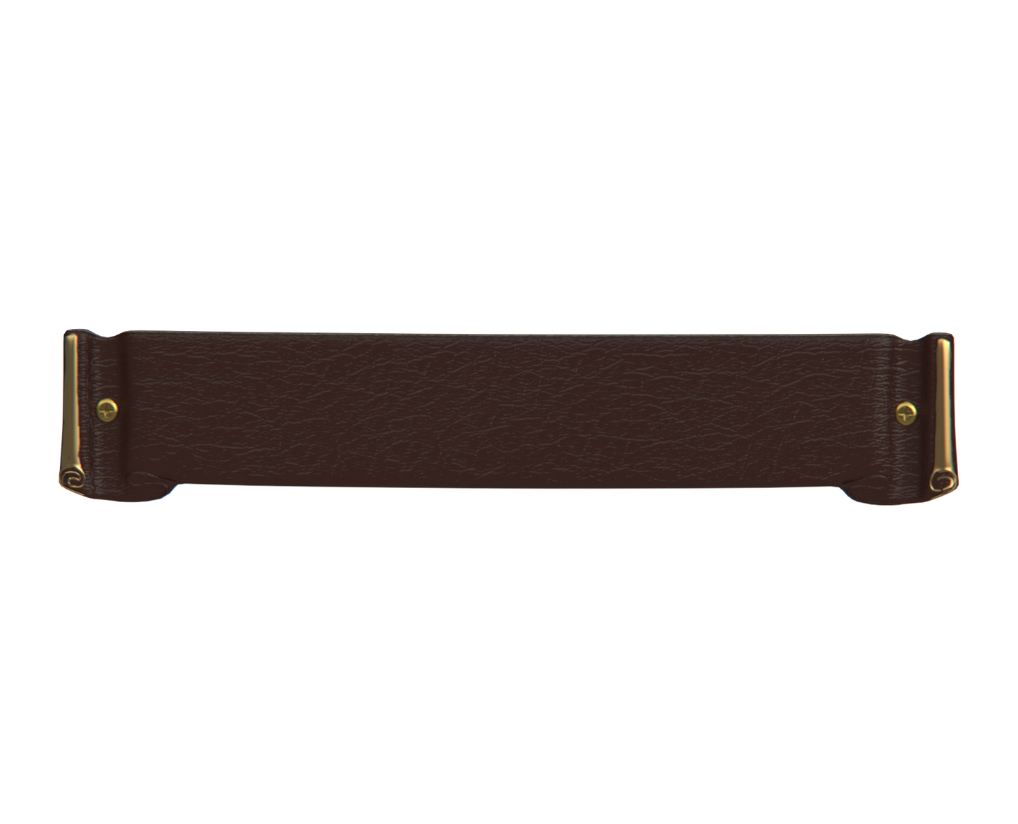 Bronze memorial nameplate bar used for custom engraved plaque installations