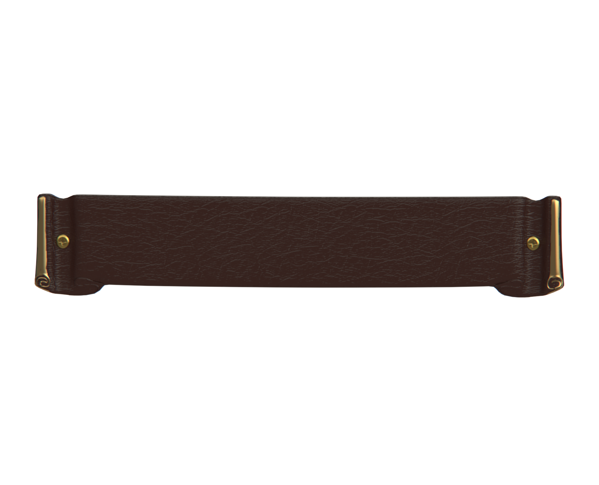 Bronze memorial nameplate bar used for custom engraved plaque installations