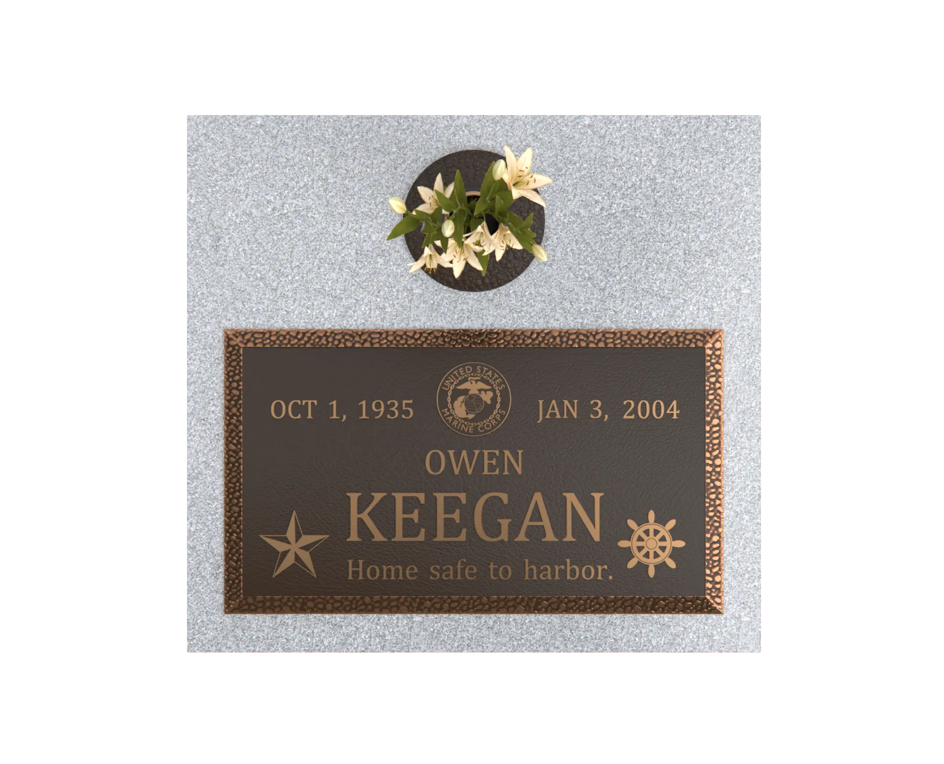 Premium Bronze Plaque 28"x 16"