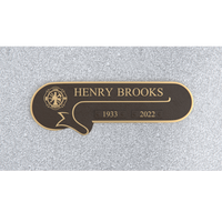 Premium Bronze Plaque 11"x 4" with Granite Base