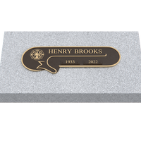 Premium Bronze Plaque 11"x 4" with Granite Base