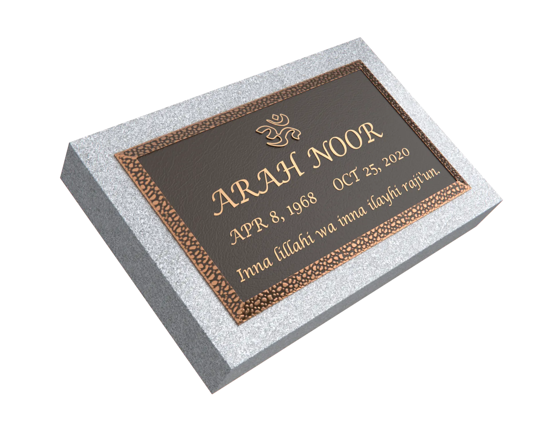 Premium Bronze Plaque 24"x 14"
