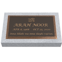 Premium Bronze Plaque 24"x 14" with Granite Base