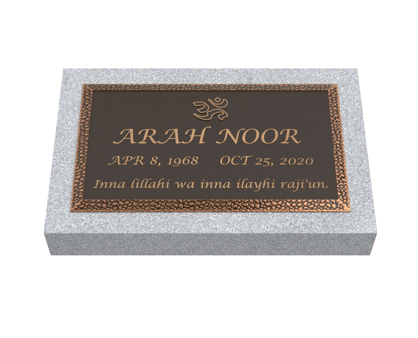 Premium Bronze Plaque 24"x 14"