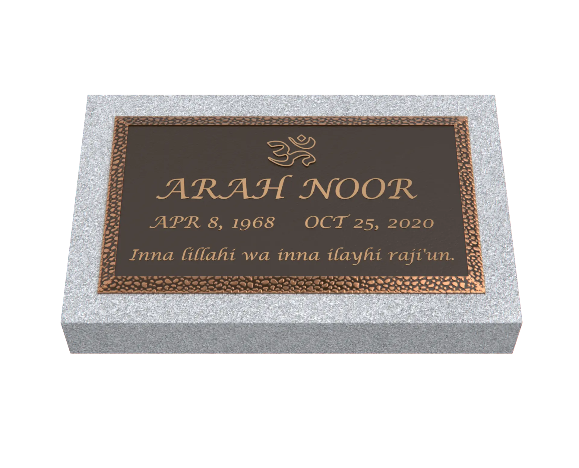 Premium Bronze Plaque 24"x 14"