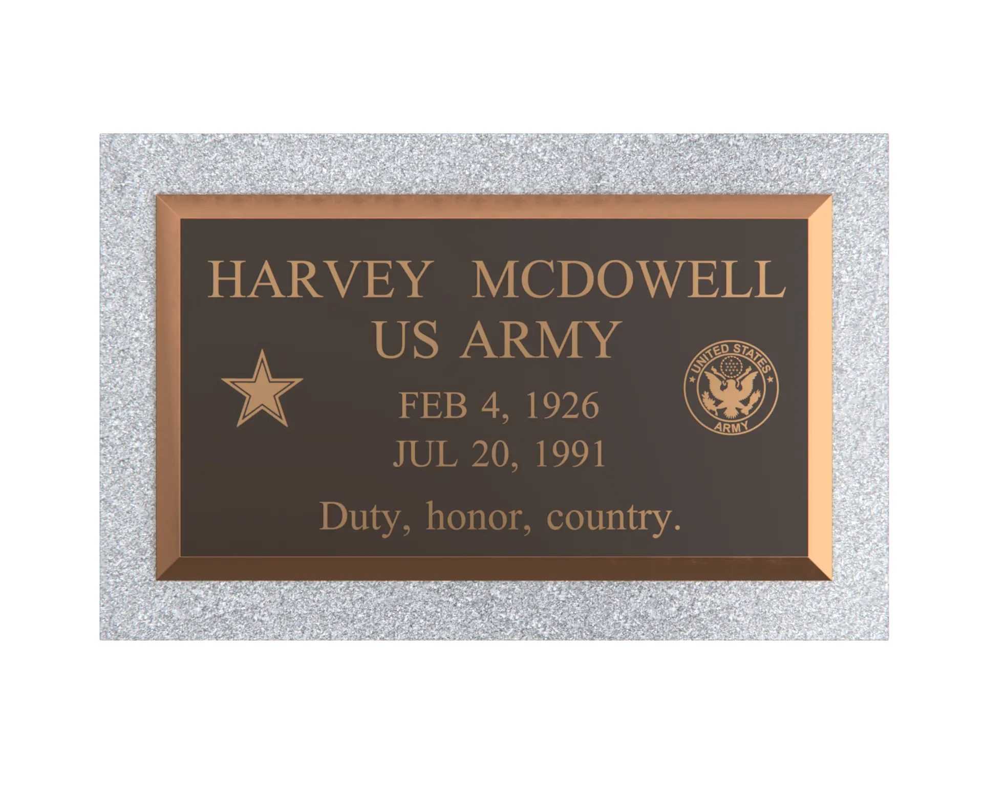 Premium Bronze Plaque 24"x 14"