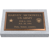 Premium Bronze Plaque 24"x 14" with Granite Base