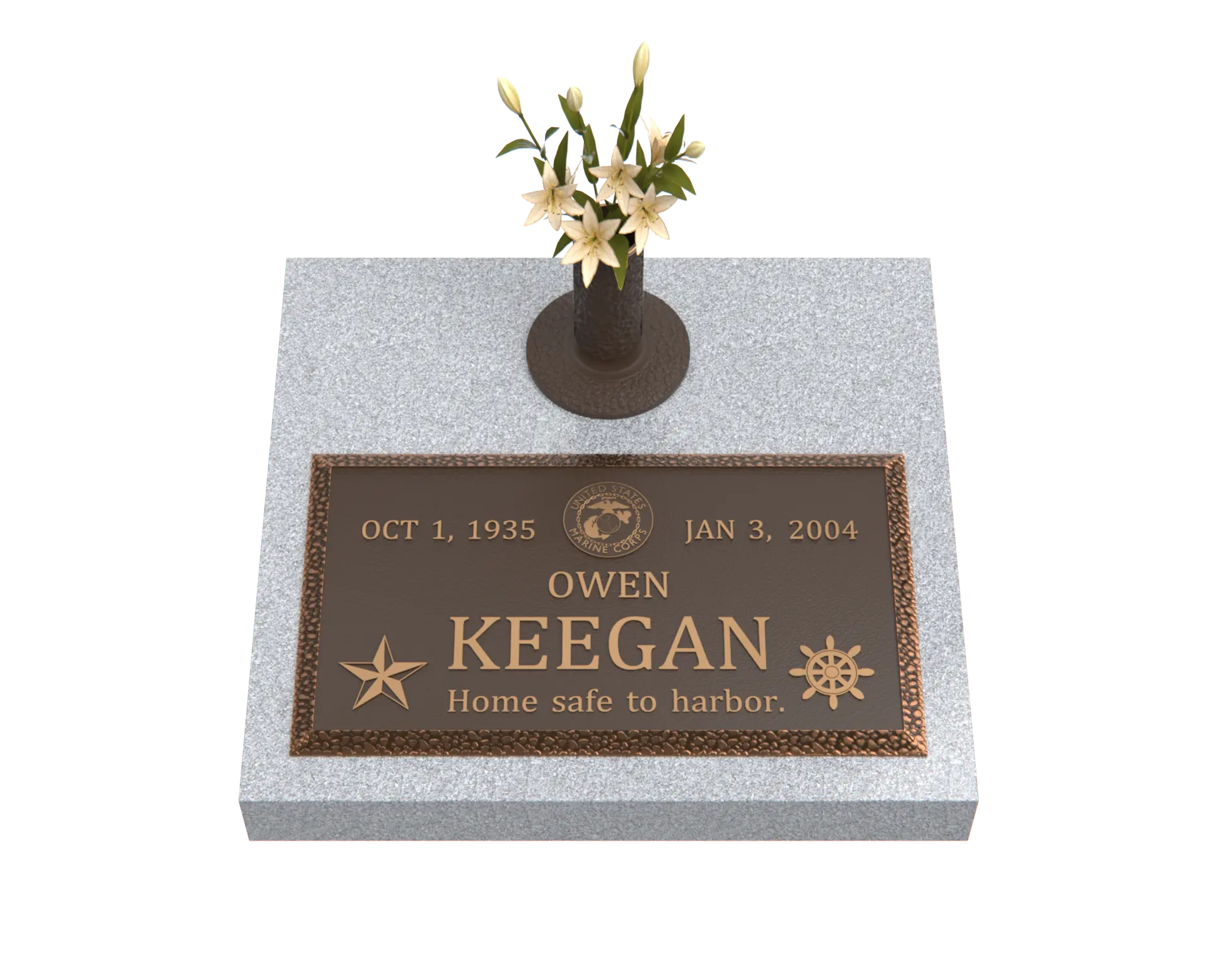 Premium Bronze Plaque 28"x 16"