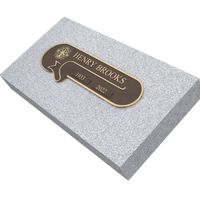 Premium Bronze Plaque 11"x 4" with Granite Base