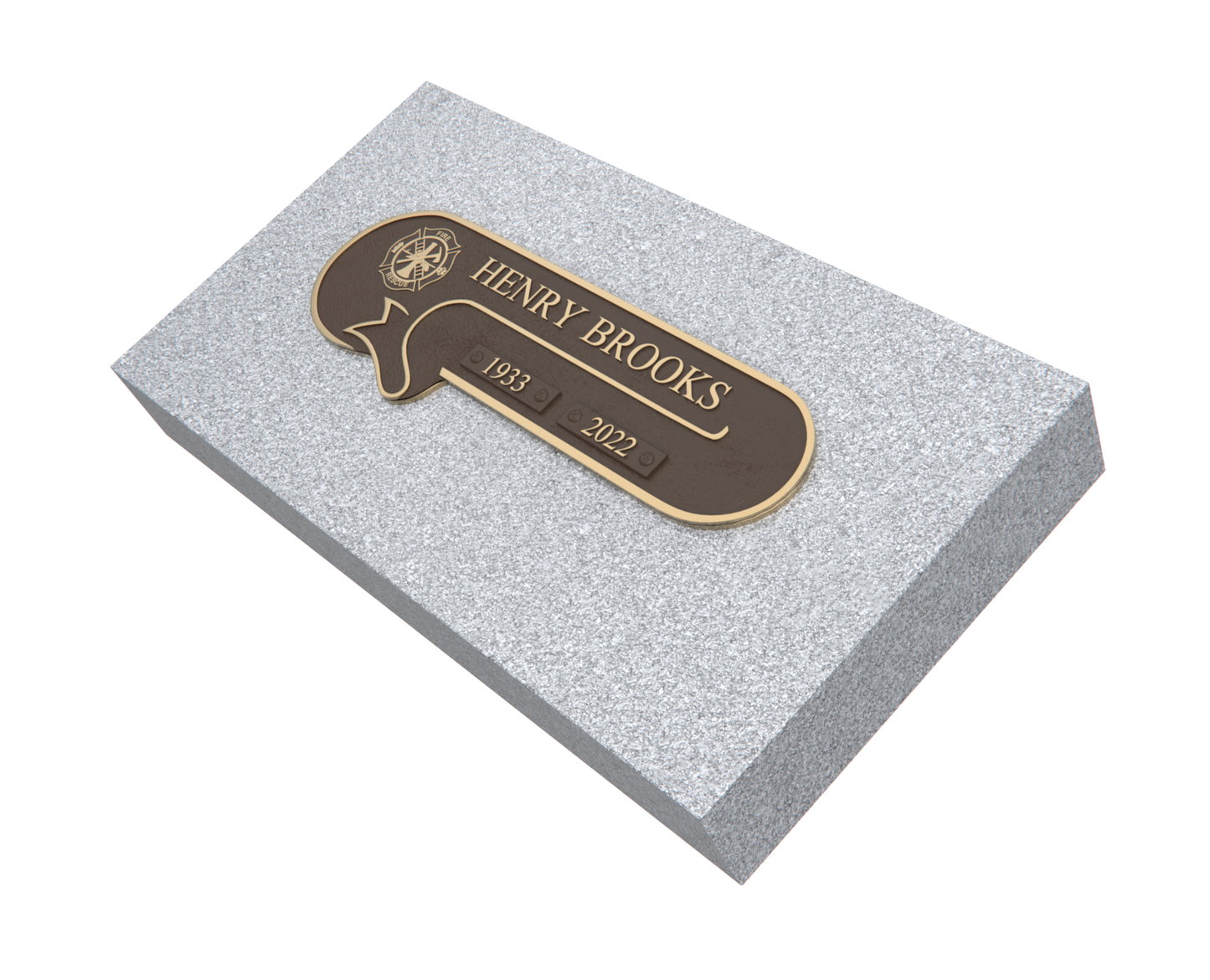 Premium Bronze Plaque 11"x 4" with Granite Base