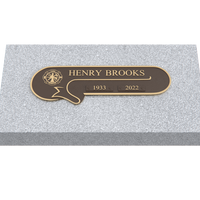 Premium Bronze Plaque 11"x 4" with Granite Base