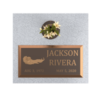 Premium Bronze Plaque 24"x 12" with Granite Base