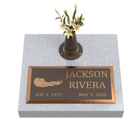 Premium Bronze Plaque 24"x 12" with Granite Base
