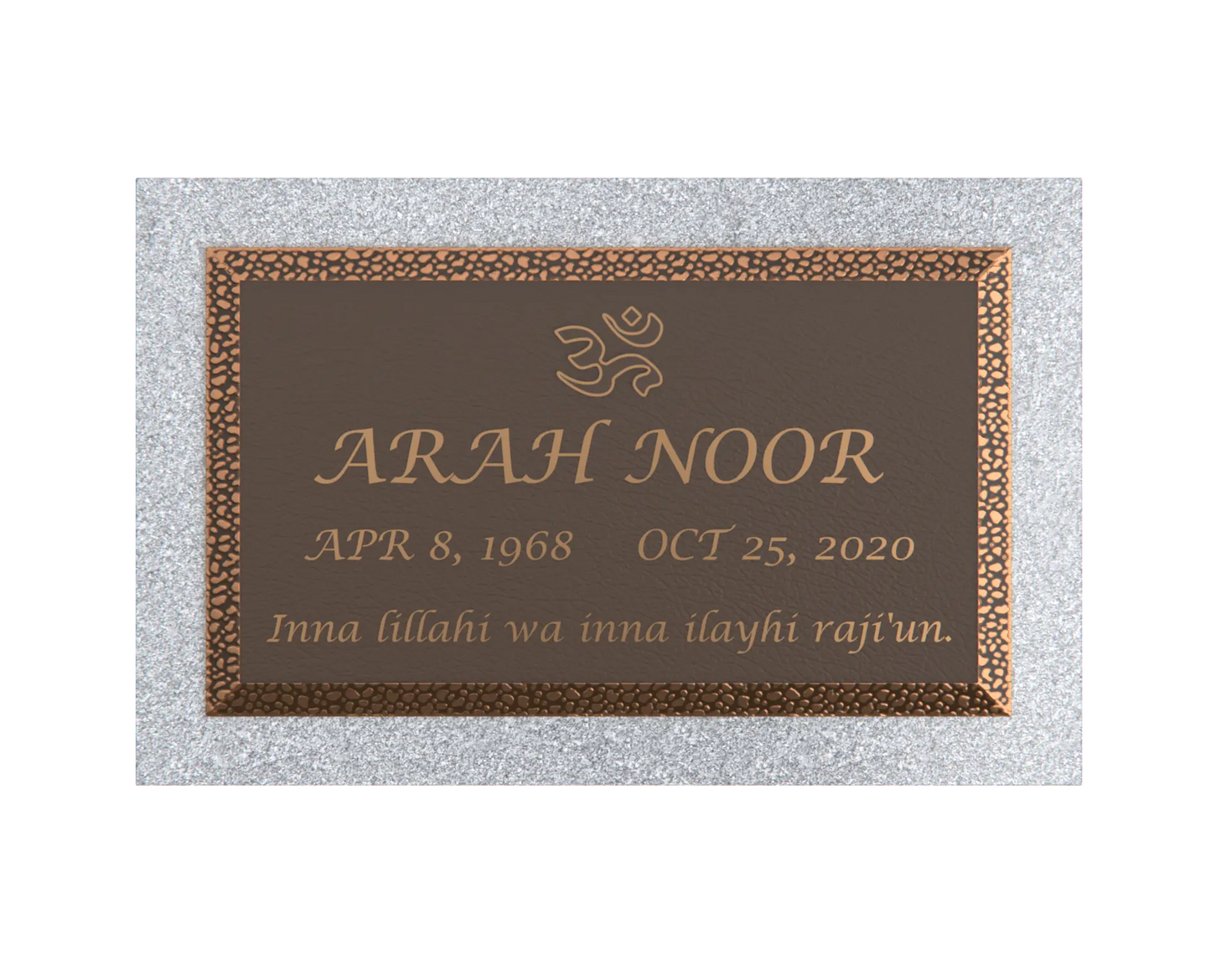 Premium Bronze Plaque 24"x 14"