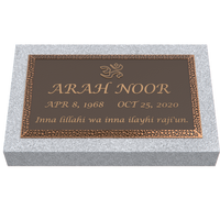 Premium Bronze Plaque 24"x 14" with Granite Base