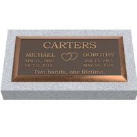 Premium Bronze Plaque 24"x 12"