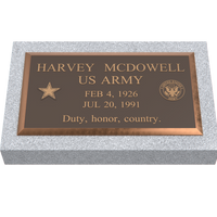 Premium Bronze Plaque 24"x 14" with Granite Base